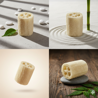 Natural Eco-Friendly Loofah Sponge – Gentle Exfoliating Bath & Body Scrubber