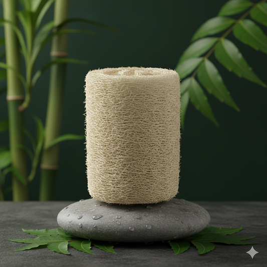 Natural Eco-Friendly Loofah Sponge – Gentle Exfoliating Bath & Body Scrubber